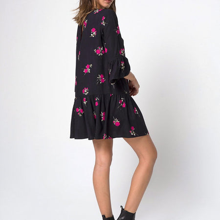 Kamryn Dress in Grunge Rose