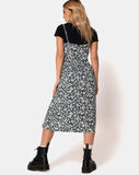 Kaoya Dress in Floral Field Navy