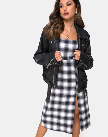 Juvina Dress in Check It Out Black