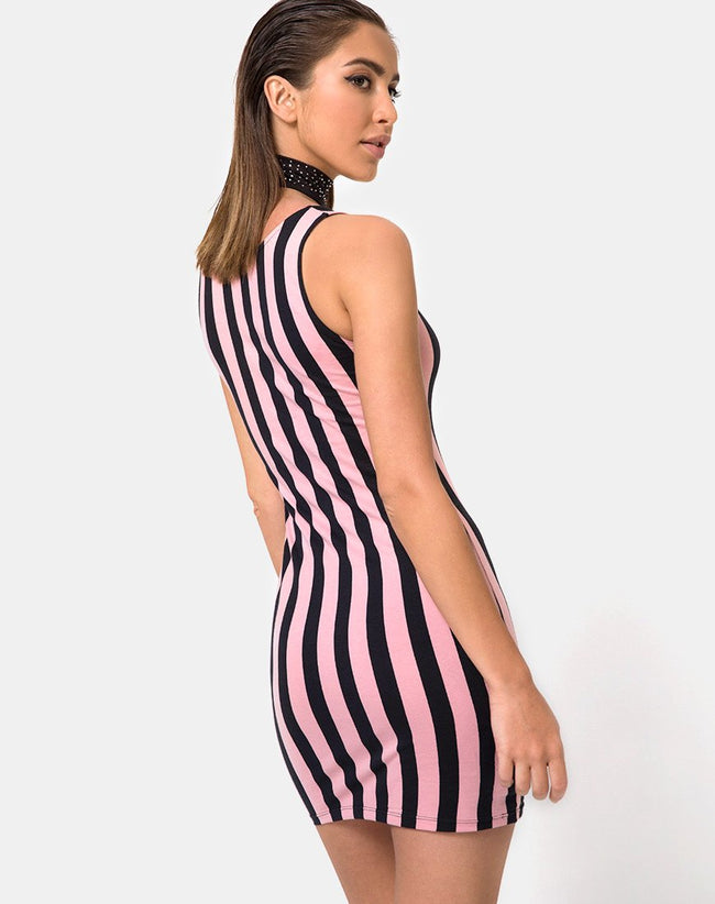 Katia Dress in Campbell Stripe