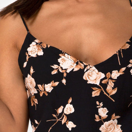 Katya Slip Dress in Peach Rose