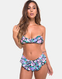 Kaulana Bikini Bottom in Illuminated Floral