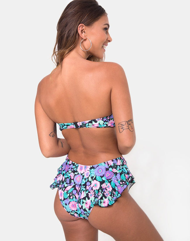 Kaulana Bikini Top in Illuminated Floral