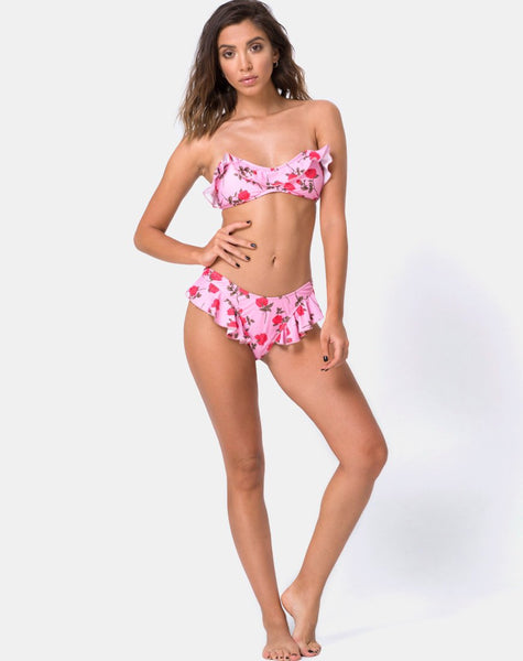 Kaulana Bikini Top in Candy Rose