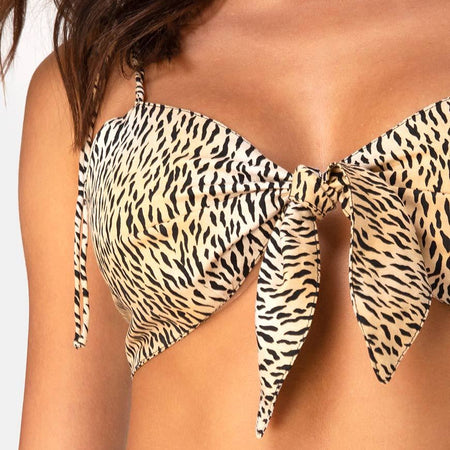 Kave Bralet Top in Mini Tiger