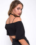 Kavon Crop Top in Black