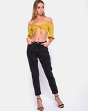 Kavon Crop Top in Mustard