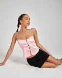 image of Kayana Cami Top in Satin Pink