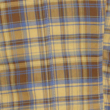 Kayashi Corset Top in Blue Yellow Check