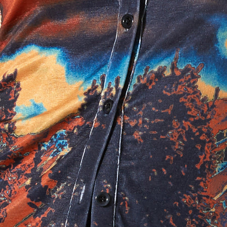 Keani Long Sleeve Shirt in Heat Map