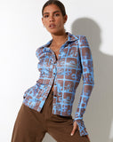 image of Keani Shirt in Photographic Blue