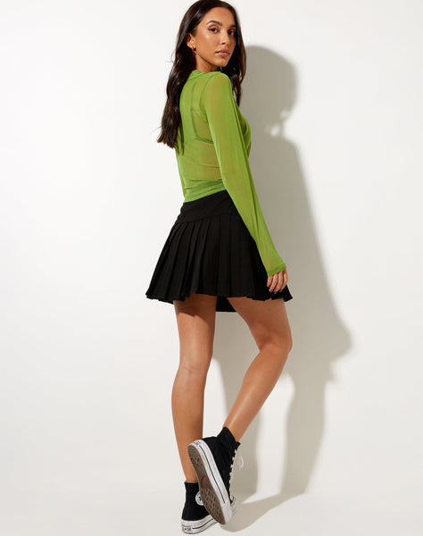 Image of Kelly Shirt in Mesh Wasabi