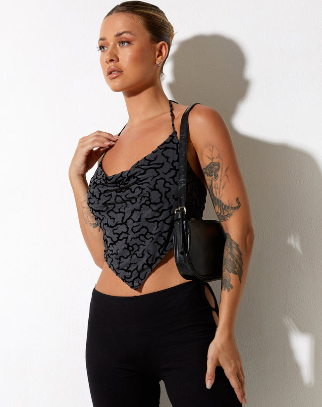 Image of Ketia Crop Top in Tribal Flock