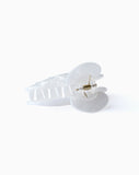 Kima Hair Claw in White Pearl