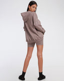 image of Oversize Hoodie in Fleece Antler