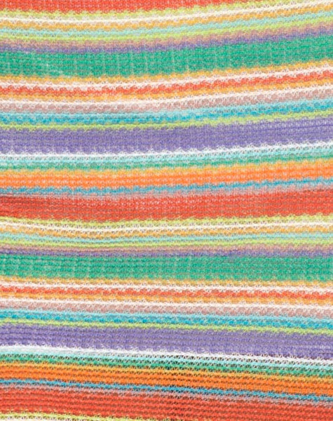 Kimmy Bodycon Skirt in Rainbow Knit