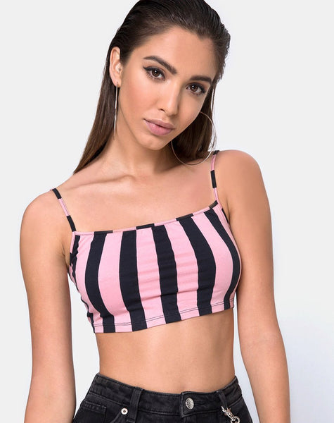 Kini Crop in Campbell Stripe