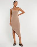 image of Kiyomi Midi Dress in Mocha