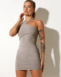 image of Klovary Bodycon Dress in Lycra Oat Milk