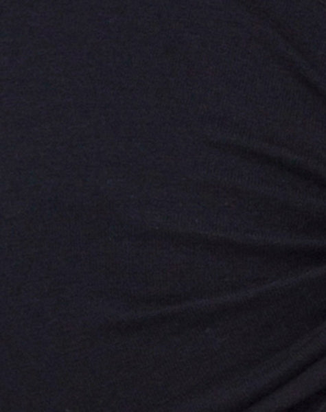 Knotie Longsleeve Crop Top in Black
