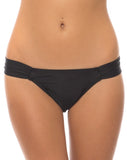 Motel Knox Hipster Bikini Bottoms in Black