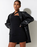 image of Kolova Mini Dress in Lycra Black