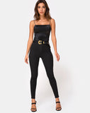 Image of Koza Bodice in Satin Black