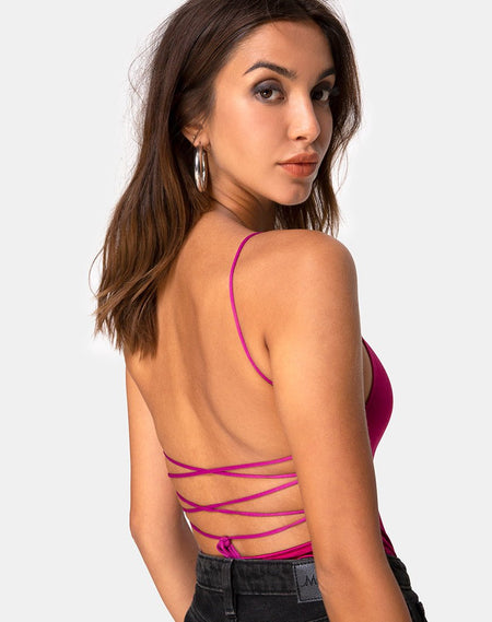 Parki Top in Satin Rose Rust