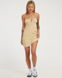 image of Kumala Slip Dress in Daisy Chain Cream