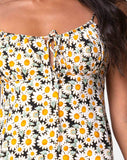 Kumala Slip Dress in Delightful Daisy