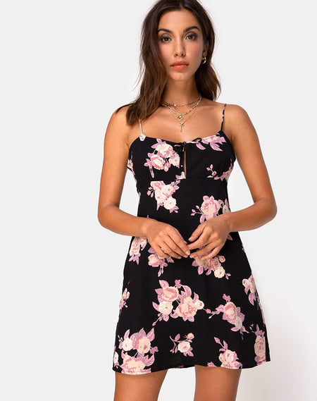 Auvaly Slip Dress in Basic Stripe Blue and White
