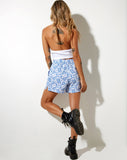 Image of Lala Short in Love Checker Blue