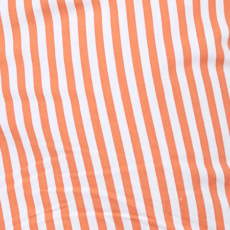 Lala Shorts in Vertical Stripe Orange