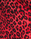 Lanti Bodice in Coloured Animal Red