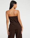 image of Lavan Corset Top in Tailoring Cappuccino