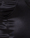 Lany Catsuit in Spandex Black