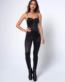 Lany Catsuit in Spandex Black