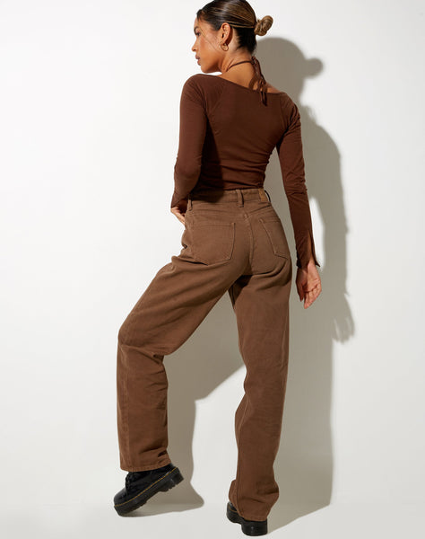 Image of Lasira Bodice in Lycra Cocoa