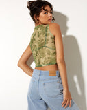 Image of Lasa Vest Top in Blurred Floral