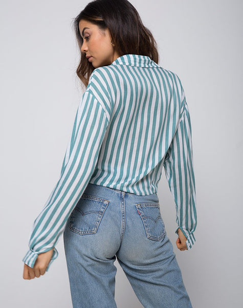 Lauv Shirt in Mid Stripe