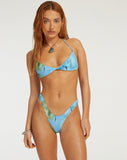 Laufey Bikini Top in Blurred Orchid Blue