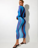 Image of Laura Midi Dress in Solarized