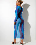 Image of Laura Midi Dress in Solarized