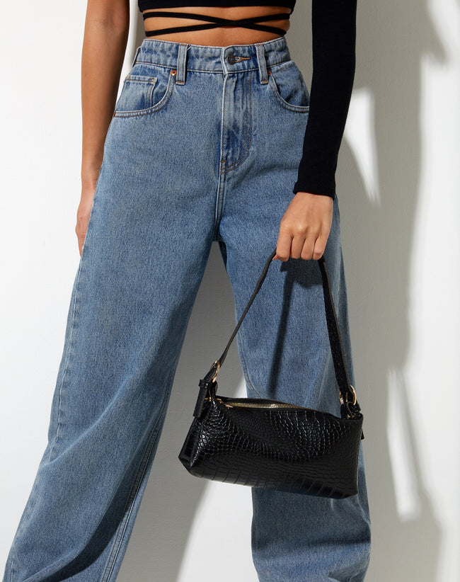 Image of Leila Shoulder Bag in Black