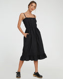 image of Lennox Midi Dress in Black