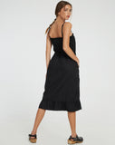 image of Lennox Midi Dress in Black