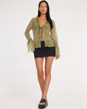 image of Leonita Cardi in Mesh Olive