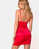 Leta Bodycon Dress in Red