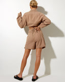 Image of Lex Tailoring Shorts in Rami Biscuit