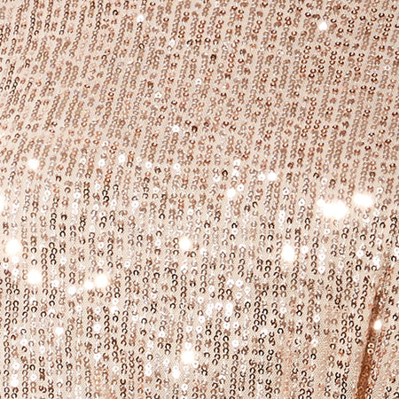 Liama Dress in Drape Sequin Light Gold